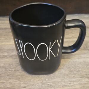 Rae Dunn Black Spooky Mug Dining Essential